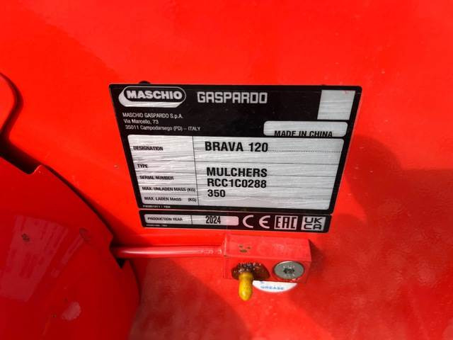 Maschio Gaspardo Brava 120 3P Fix - Slagklippare: bild 5 Maschio Gaspardo Brava 120 3P Fix - Slagklippare: bild 5