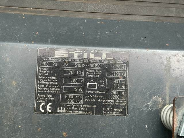 Still R 08-20 - Dragtruck: bild 5 Still R 08-20 - Dragtruck: bild 5