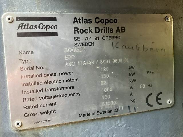 Atlas Copco E2C - Gruvmaskin: bild 5 Atlas Copco E2C - Gruvmaskin: bild 5