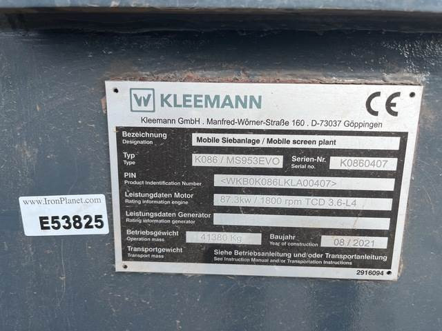Kleemann MS953EVO - Sorteringsverk: bild 5 Kleemann MS953EVO - Sorteringsverk: bild 5