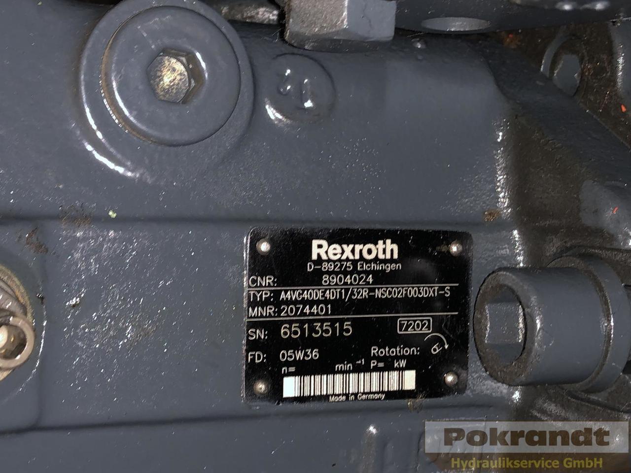 Rexroth A4VG40DE4DT1 32R NSC02F003DXT-S - Hydraulpump: bild 2 Rexroth A4VG40DE4DT1 32R NSC02F003DXT-S - Hydraulpump: bild 2