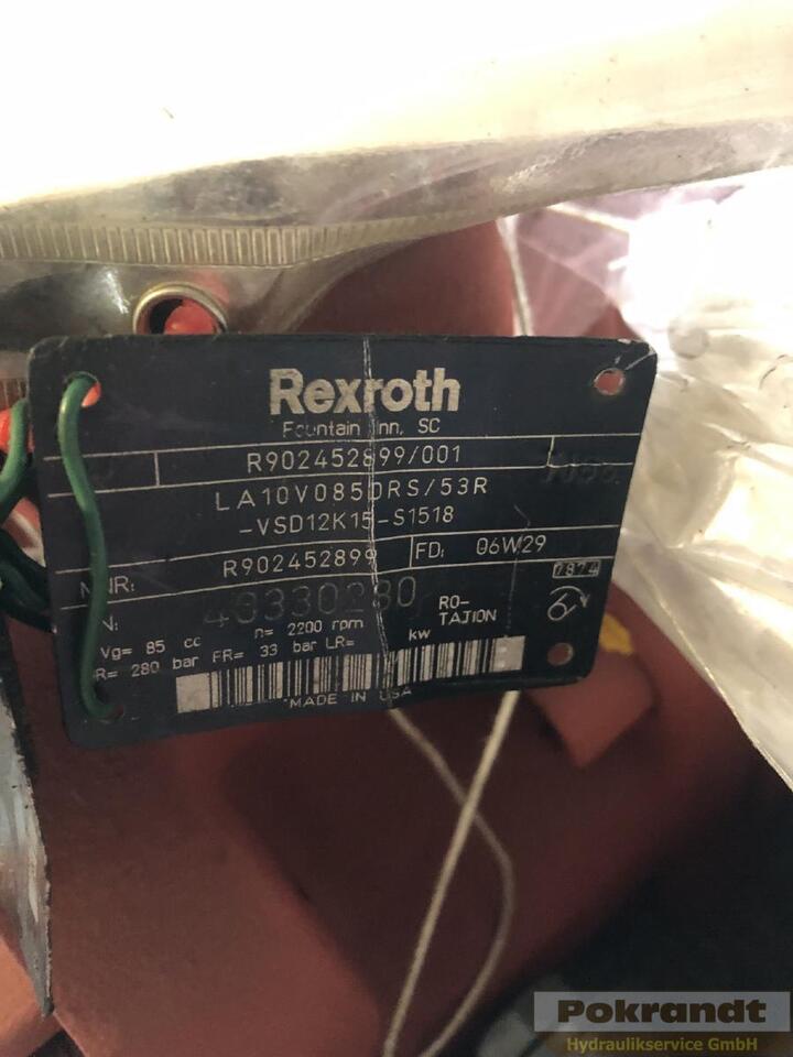 Rexroth LA10VO85DRS/53R-VSD12K16 + LA10VO85DRS/53R-VSD12N00 - Hydraulik: bild 2 Rexroth LA10VO85DRS/53R-VSD12K16 + LA10VO85DRS/53R-VSD12N00 - Hydraulik: bild 2
