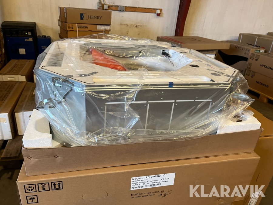 Aircondition-loftkassette Hitachi RCI-3.0FSN4 1~ 230V 50Hz - Entreprenadutrustning: bild 2 Aircondition-loftkassette Hitachi RCI-3.0FSN4 1~ 230V 50Hz - Entreprenadutrustning: bild 2