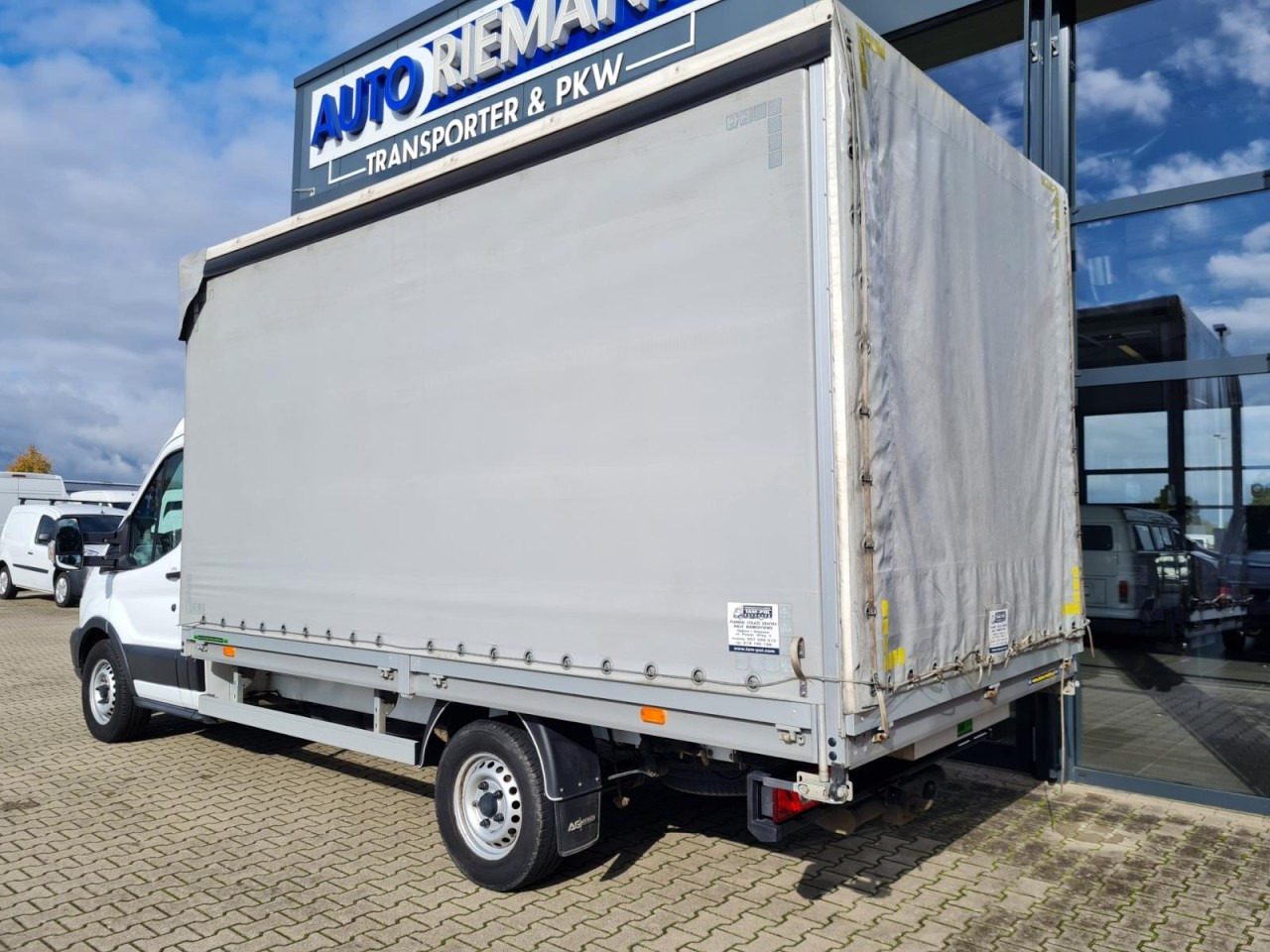 Transportbil med kapell Ford Transit 35 Pritsche Schiebe Plane TDCi L3 KLIMA: bild 9