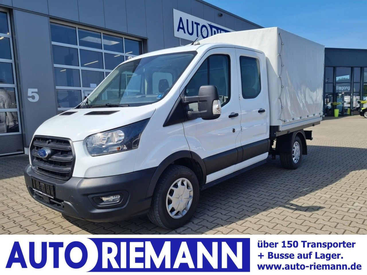 Ford Transit 350 Doka TDci Trend L2 Plane KLIMA TEMPO - Transportbil med flak, Dubbelhytt transportbil: bild 1 Ford Transit 350 Doka TDci Trend L2 Plane KLIMA TEMPO - Transportbil med flak, Dubbelhytt transportbil: bild 1