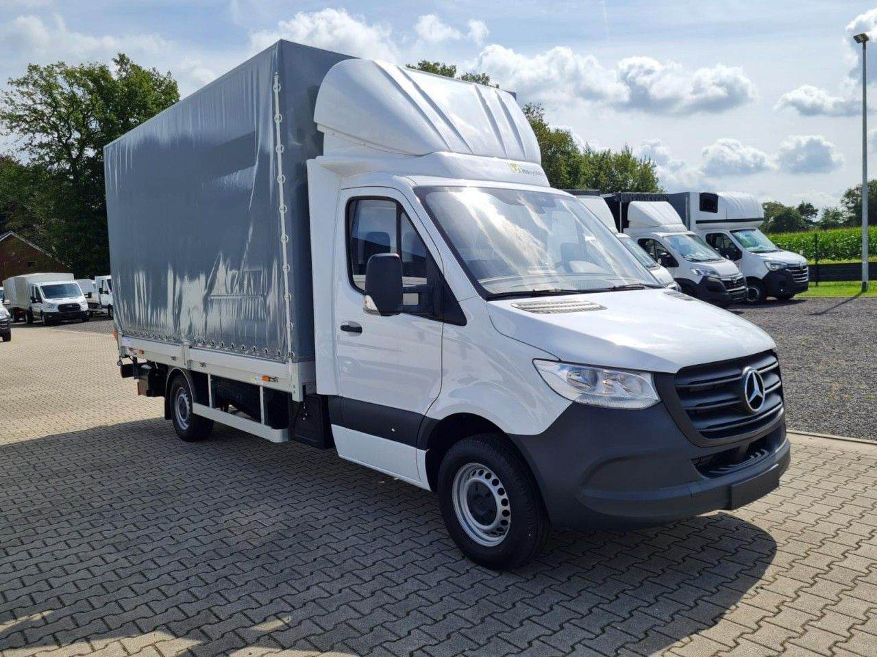Mercedes-Benz Sprinter 315 Cdi Pritsche Schiebe Plane LBW KLIM - Transportbil med kapell: bild 4 Mercedes-Benz Sprinter 315 Cdi Pritsche Schiebe Plane LBW KLIM - Transportbil med kapell: bild 4