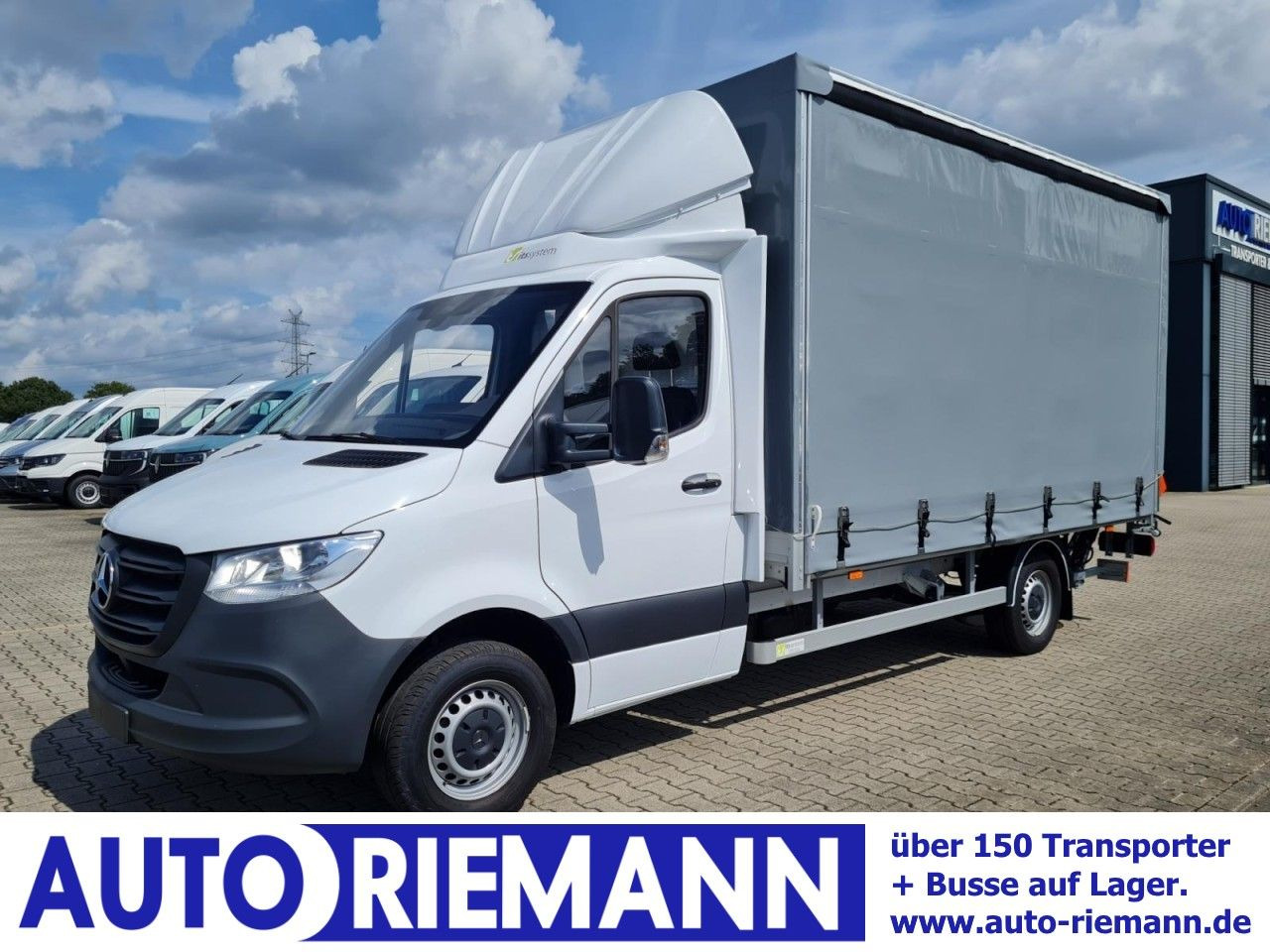 Mercedes-Benz Sprinter 315 Cdi Pritsche Schiebe Plane LBW KLIM - Transportbil med kapell: bild 1 Mercedes-Benz Sprinter 315 Cdi Pritsche Schiebe Plane LBW KLIM - Transportbil med kapell: bild 1