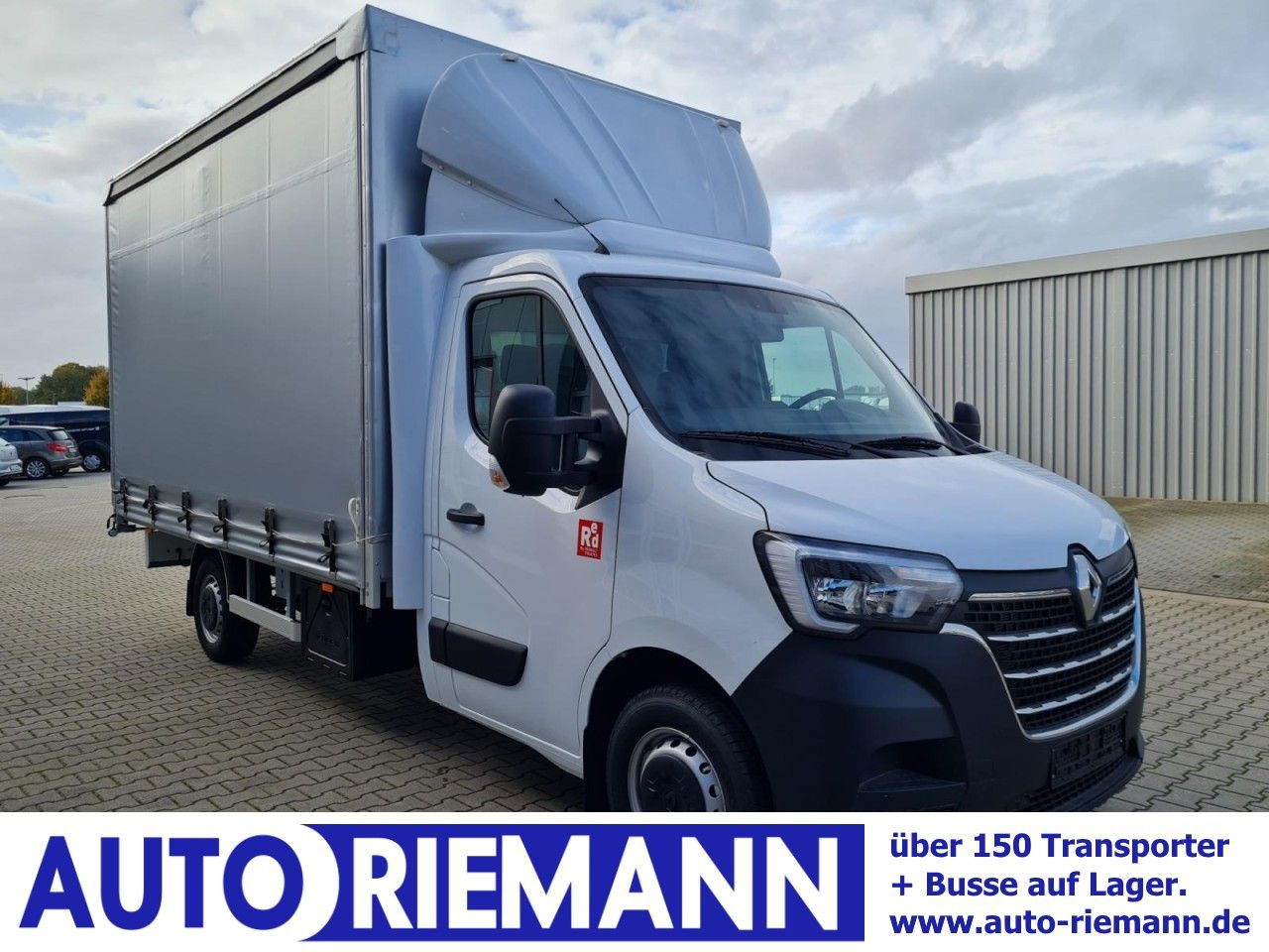 Renault Master 3,5t Pritsche Schiebe Plane ERGO TEMPOMAT - Transportbil med kapell: bild 1 Renault Master 3,5t Pritsche Schiebe Plane ERGO TEMPOMAT - Transportbil med kapell: bild 1