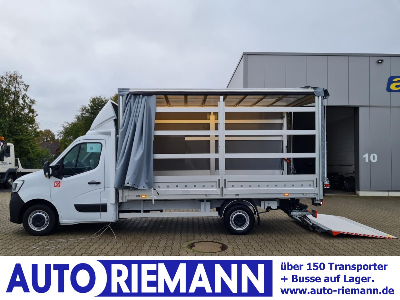 Renault Master 35 Pritsche Schiebe Plane LBW LUFTFEDERUNG - Transportbil med kapell: bild 1 Renault Master 35 Pritsche Schiebe Plane LBW LUFTFEDERUNG - Transportbil med kapell: bild 1