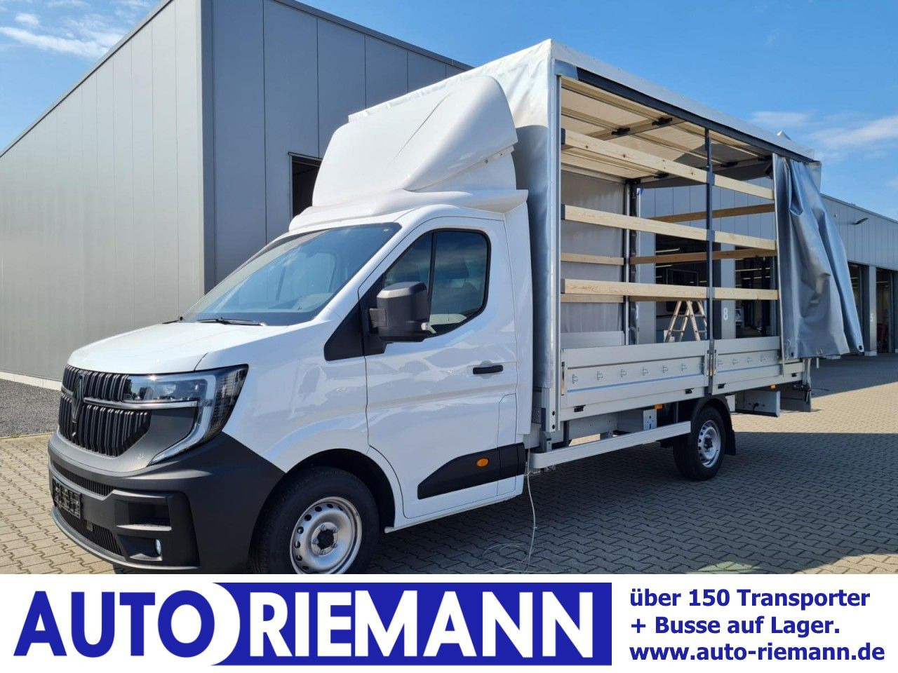 Renault Master 35 Pritsche Schiebe Plane dCi 170 - Transportbil med kapell: bild 1 Renault Master 35 Pritsche Schiebe Plane dCi 170 - Transportbil med kapell: bild 1