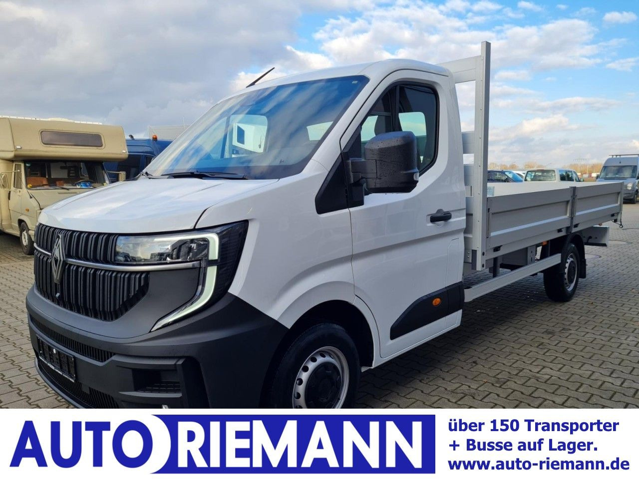 Renault Master New 35 Pritsche lang KLIMA KOMFORT TEMPOM - Transportbil med flak: bild 1 Renault Master New 35 Pritsche lang KLIMA KOMFORT TEMPOM - Transportbil med flak: bild 1