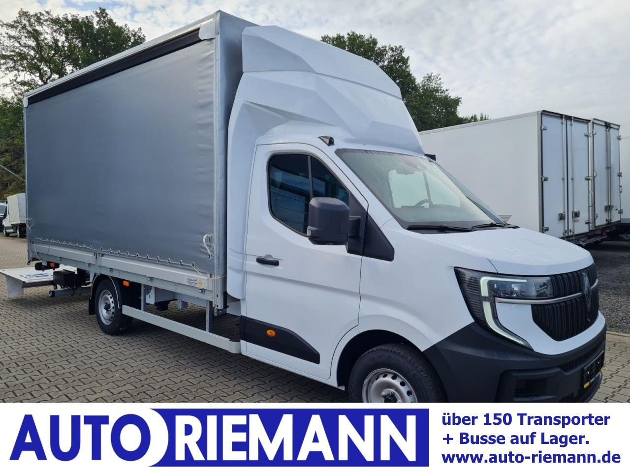 Renault Master Pritsche Schiebe Plane LBW Luftfederung - Transportbil med kapell: bild 1 Renault Master Pritsche Schiebe Plane LBW Luftfederung - Transportbil med kapell: bild 1