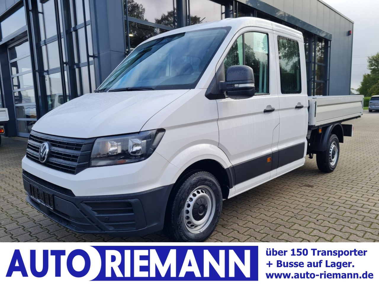 Volkswagen Crafter 35 Doka TDI Pritsche MR KLIMA TEMPOMAT - Transportbil med flak, Dubbelhytt transportbil: bild 1 Volkswagen Crafter 35 Doka TDI Pritsche MR KLIMA TEMPOMAT - Transportbil med flak, Dubbelhytt transportbil: bild 1