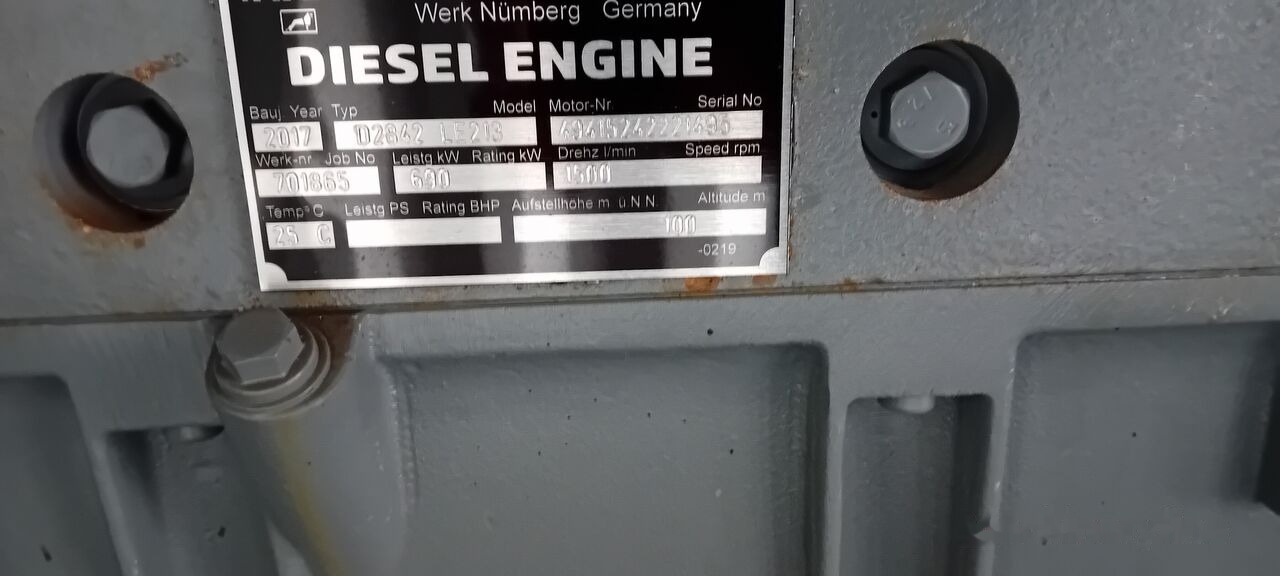 Ny Elgenerator MAN MAN Generator Set Stamford 640 KW 800 KVA Diesel, 2017 Model, 931 HP, 8000 kg, Low Hours, For Sale in Poland: bild 25