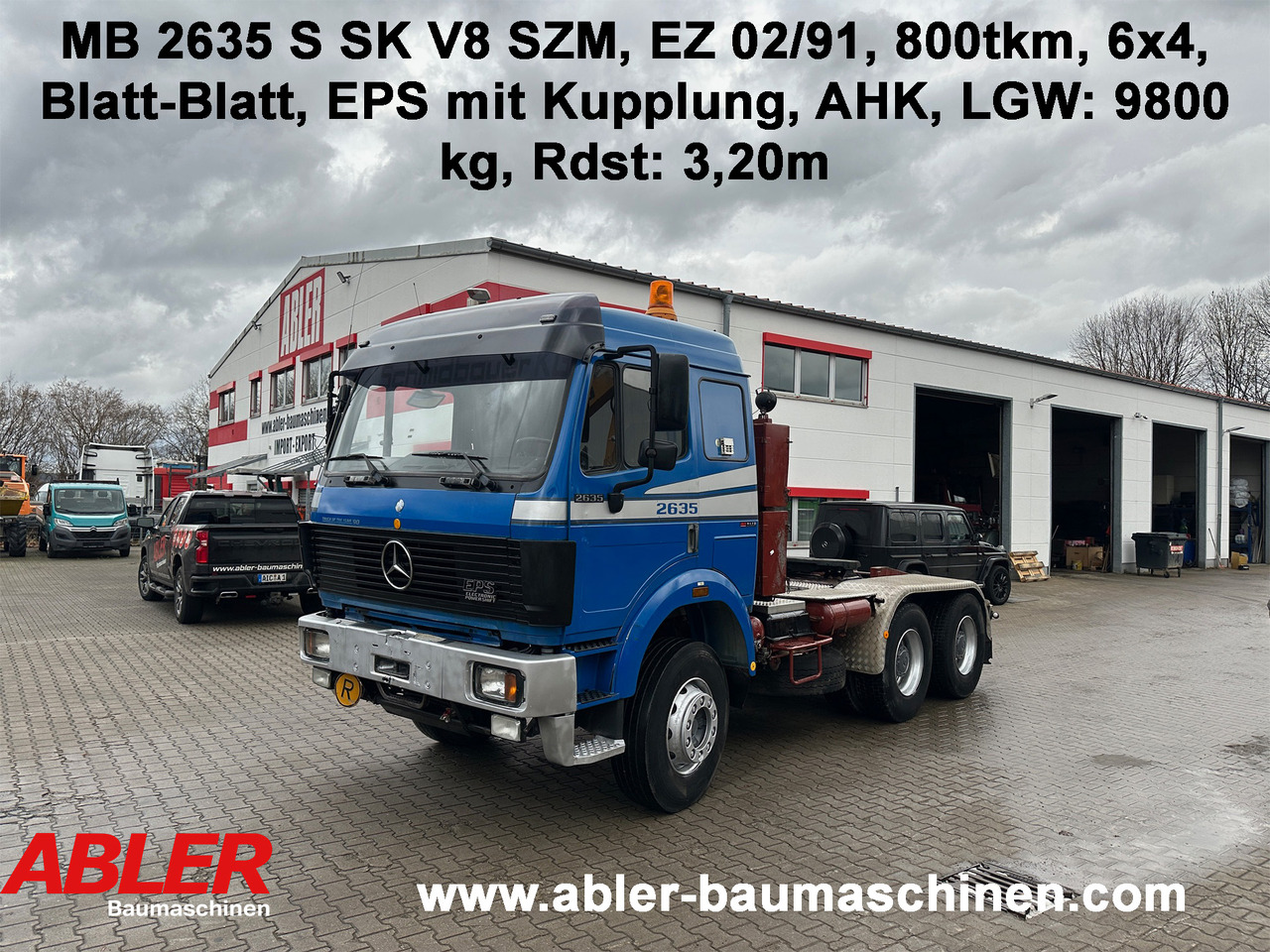Mercedes-Benz 2635 S SK SZM 6x4 - Dragbil: bild 1 Mercedes-Benz 2635 S SK SZM 6x4 - Dragbil: bild 1