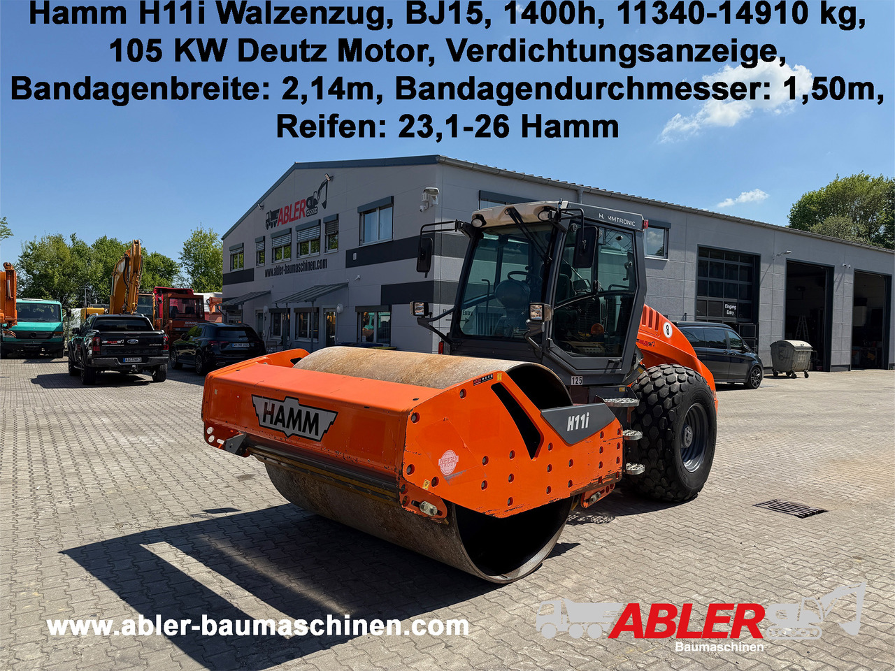 Hamm H11i Walzenzug Verdichtungsanzeige - Kompaktor: bild 1 Hamm H11i Walzenzug Verdichtungsanzeige - Kompaktor: bild 1
