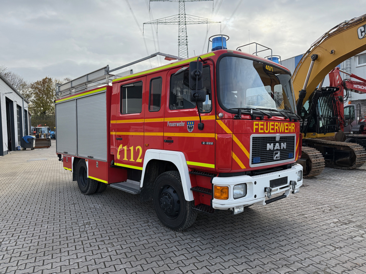 MAN 12.222 LF16 Feuerwehr-LKW - Släck/ Räddningsvagn: bild 3 MAN 12.222 LF16 Feuerwehr-LKW - Släck/ Räddningsvagn: bild 3