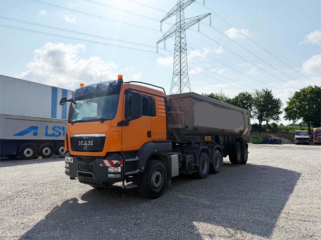 MAN TGS 26.480 SZM 6x4 mit Kippauflieger - Tippbil lastbil: bild 2 MAN TGS 26.480 SZM 6x4 mit Kippauflieger - Tippbil lastbil: bild 2