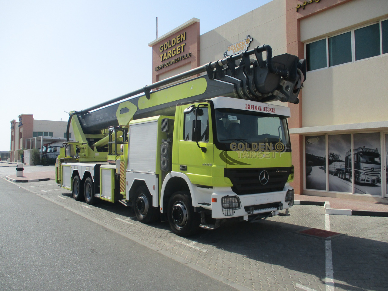 Mercedes ACTROS 4140 8x4 METZ P56 Fire Truck - Släck/ Räddningsvagn: bild 1 Mercedes ACTROS 4140 8x4 METZ P56 Fire Truck - Släck/ Räddningsvagn: bild 1