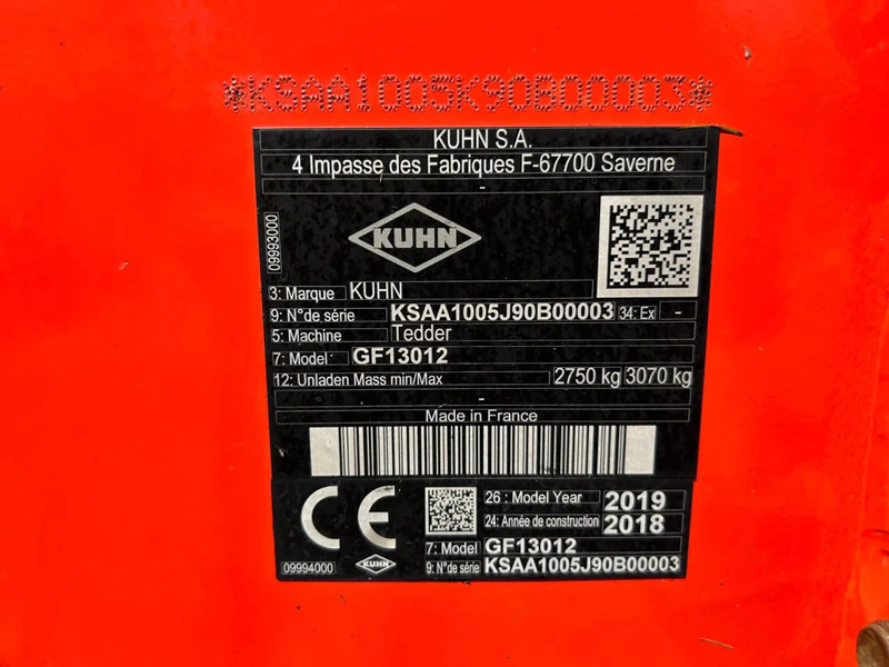 Kuhn GF 13012 Schudder getrokken - Hövändare: bild 5 Kuhn GF 13012 Schudder getrokken - Hövändare: bild 5