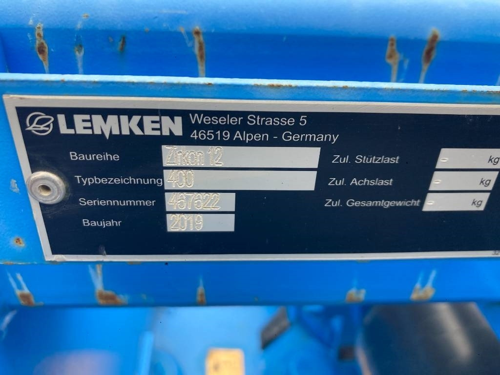 Lemken Zirkon 12/400 - Jordfräs: bild 3 Lemken Zirkon 12/400 - Jordfräs: bild 3