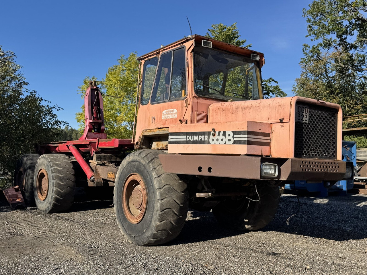 Dumper Engström o Nilsson 666B -1979 | CAT V8 | Renoveringsobjekt - Ramstyrd dumper: bild 1 Dumper Engström o Nilsson 666B -1979 | CAT V8 | Renoveringsobjekt - Ramstyrd dumper: bild 1