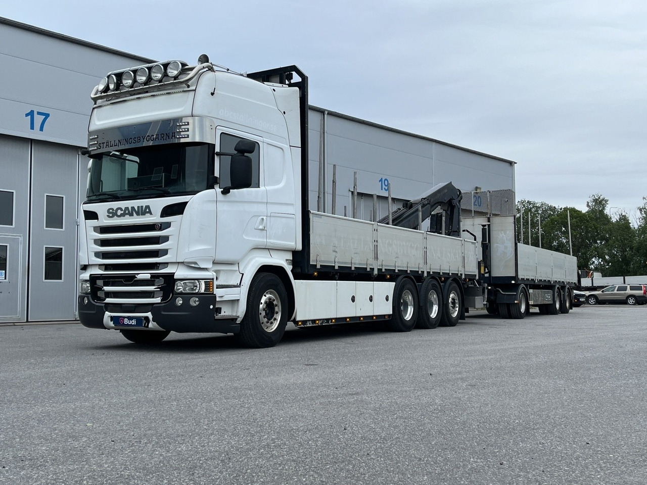 Ekipage Scania R520LB 8X4*4HNB -2016 | Tyllis 3pva - Flakbil, Kranbil: bild 1 Ekipage Scania R520LB 8X4*4HNB -2016 | Tyllis 3pva - Flakbil, Kranbil: bild 1