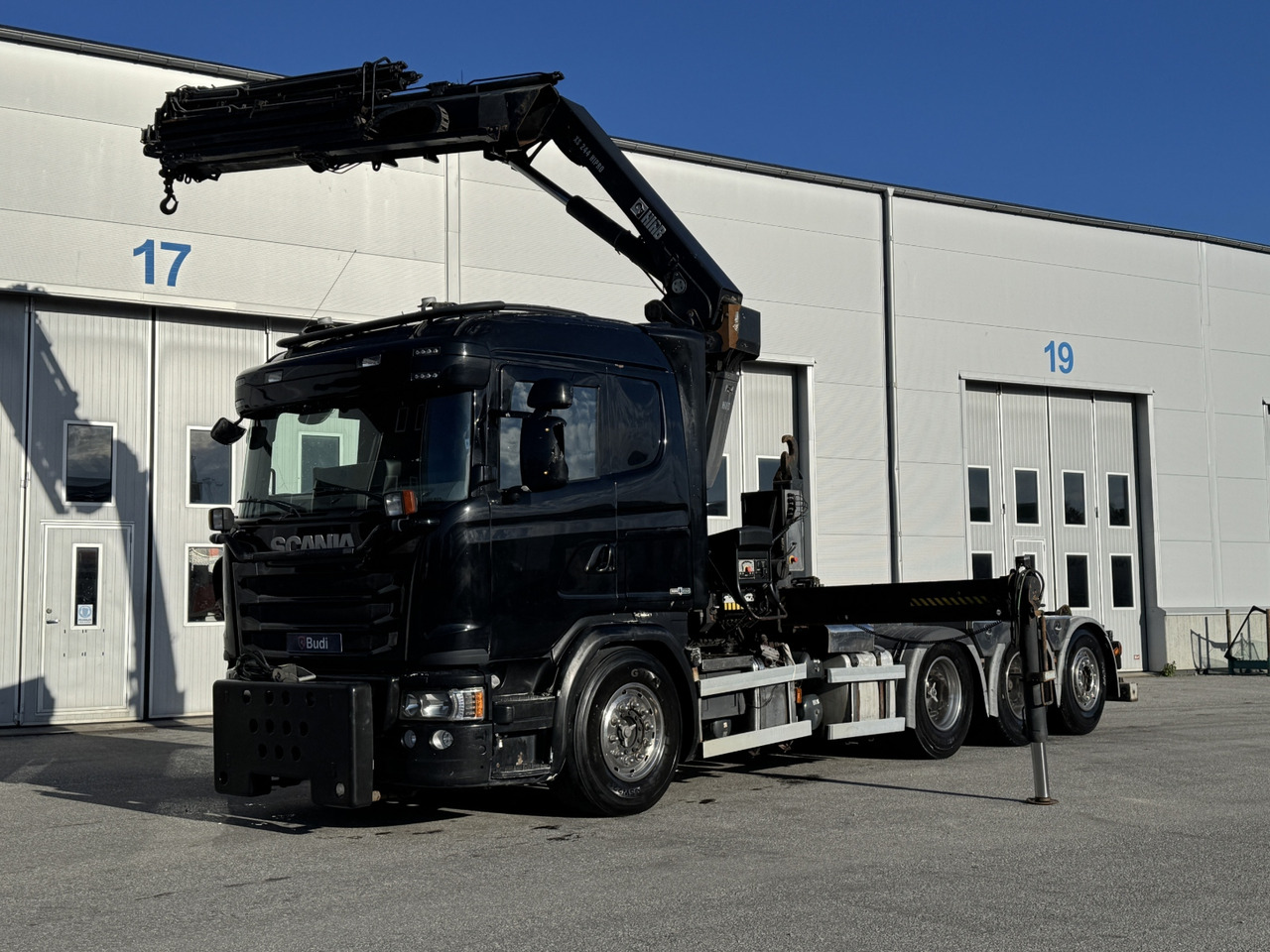 Kranväxlare Scania G450 LB 8X4*4 HNB -2015 | HIAB | Plogförberedd - Lastväxlare lastbil, Kranbil: bild 1 Kranväxlare Scania G450 LB 8X4*4 HNB -2015 | HIAB | Plogförberedd - Lastväxlare lastbil, Kranbil: bild 1