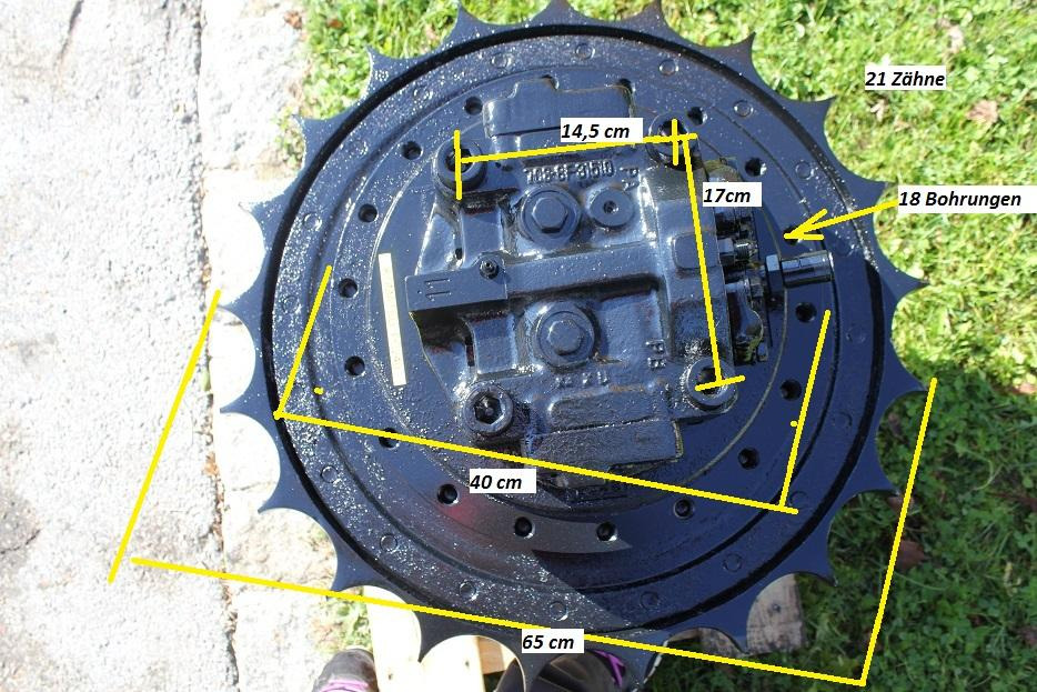 Slutdrev för Byggmaskiner Komatsu PC 240: bild 8