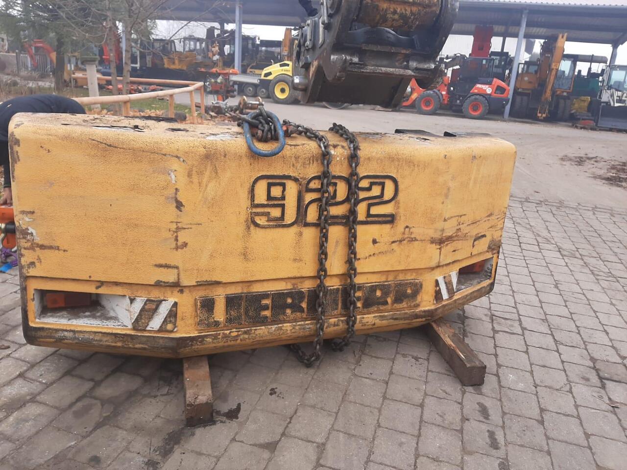 Liebherr A 922 LIT - Motvikt för Grävmaskin: bild 2 Liebherr A 922 LIT - Motvikt för Grävmaskin: bild 2