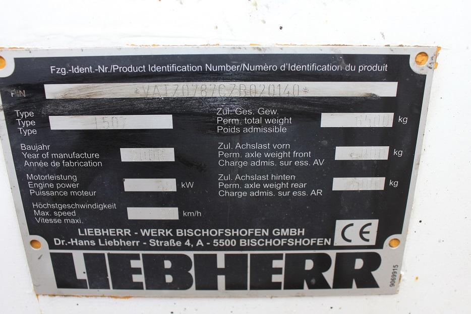 Liebherr L 507 - Schaktblad för Byggmaskiner: bild 5 Liebherr L 507 - Schaktblad för Byggmaskiner: bild 5