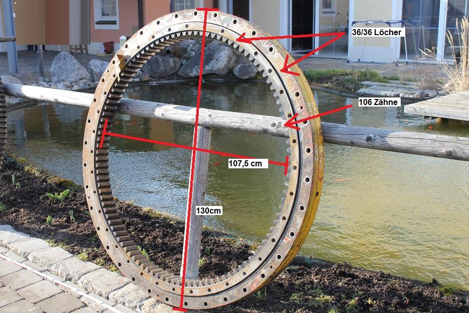 O&K RH 6 - Svängkrans för Byggmaskiner: bild 1 O&K RH 6 - Svängkrans för Byggmaskiner: bild 1