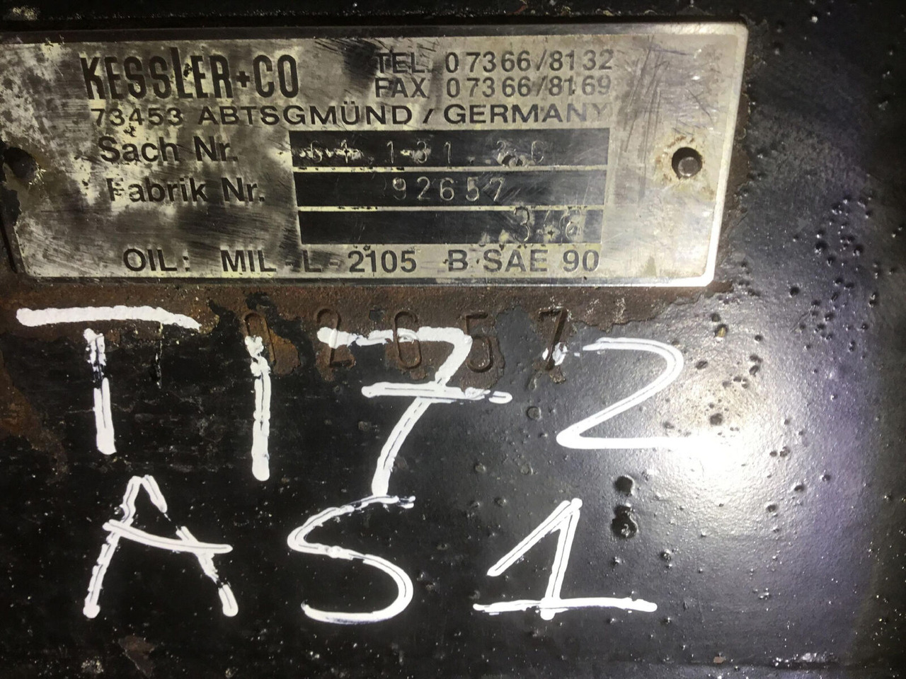 Terex AC 155 axle housing axle 1 - Axel och reservdelar för Mobilkran: bild 5 Terex AC 155 axle housing axle 1 - Axel och reservdelar för Mobilkran: bild 5