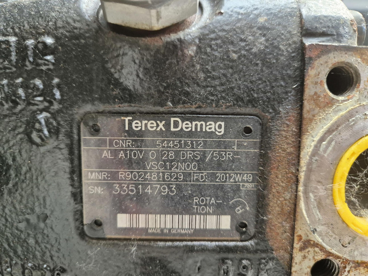 Terex Challenger 3160 Variable pump ass - Hydraulpump för Mobilkran: bild 5 Terex Challenger 3160 Variable pump ass - Hydraulpump för Mobilkran: bild 5