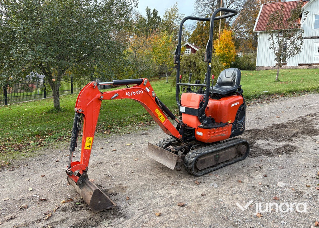 Minigrävare - Kubota K008-3 - Minigrävmaskin: bild 1 Minigrävare - Kubota K008-3 - Minigrävmaskin: bild 1