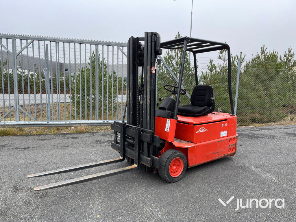Motviktstruck - Linde E16 - Eltruck: bild 1 Motviktstruck - Linde E16 - Eltruck: bild 1