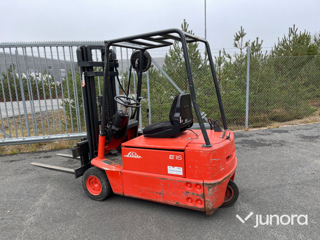 Motviktstruck - Linde E16 - Eltruck: bild 3 Motviktstruck - Linde E16 - Eltruck: bild 3