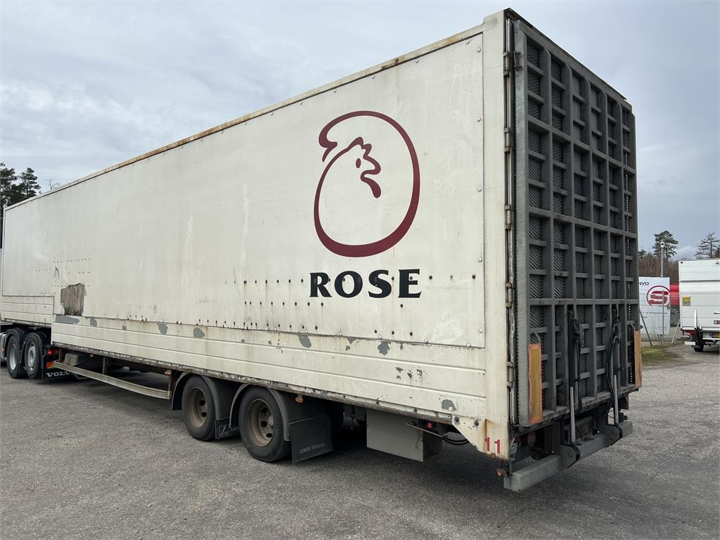 Leci 13,6 mtr. box læsserampe - Skåp semitrailer: bild 1 Leci 13,6 mtr. box læsserampe - Skåp semitrailer: bild 1