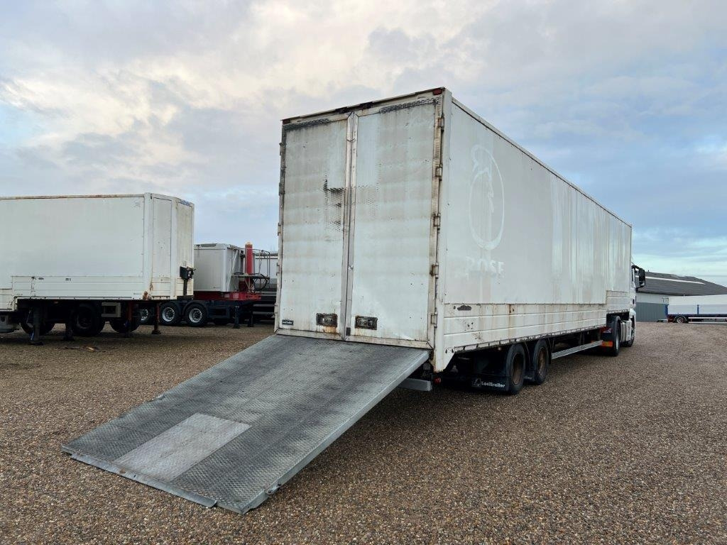 Leci 13,6 mtr. box læsserampe - Biltransportbil semitrailer: bild 1 Leci 13,6 mtr. box læsserampe - Biltransportbil semitrailer: bild 1