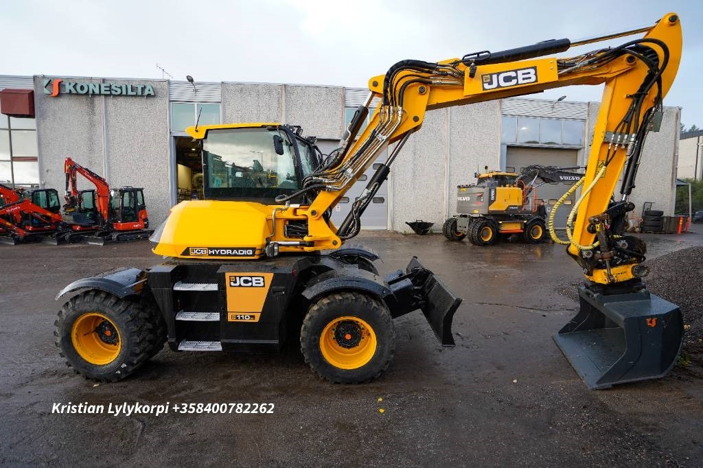 Grävmaskin på däck JCB 110W Hydradig PYÖRITTÄJÄLLÄ: bild 8