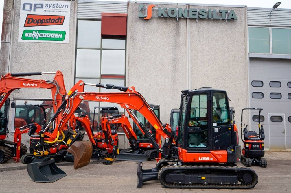 Kubota U56-5 VALMIIKSI VARUSTELTU - Minigrävmaskin: bild 1 Kubota U56-5 VALMIIKSI VARUSTELTU - Minigrävmaskin: bild 1
