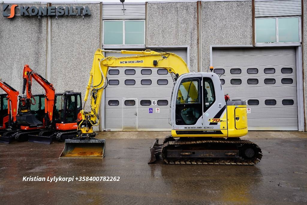 New Holland E70BSR ENGCON PIHDEILLÄ - Minigrävmaskin: bild 1 New Holland E70BSR ENGCON PIHDEILLÄ - Minigrävmaskin: bild 1