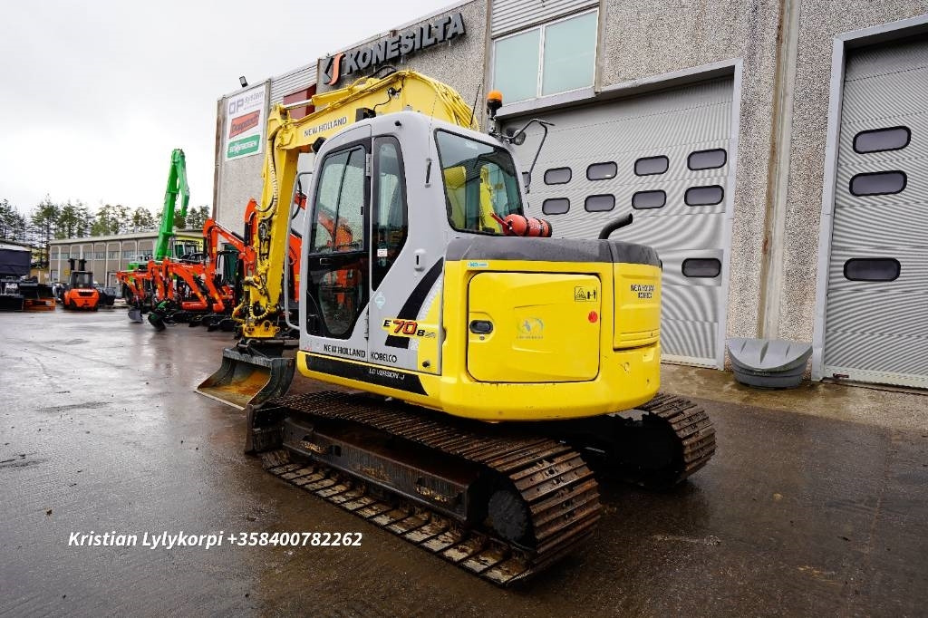 New Holland E70BSR ENGCON PIHDEILLÄ - Minigrävmaskin: bild 2 New Holland E70BSR ENGCON PIHDEILLÄ - Minigrävmaskin: bild 2