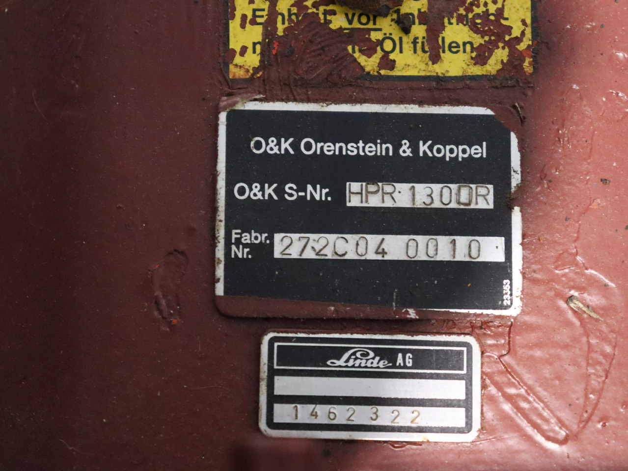 LINDE HPR 130D - Hydraulpump för Byggmaskiner: bild 5 LINDE HPR 130D - Hydraulpump för Byggmaskiner: bild 5