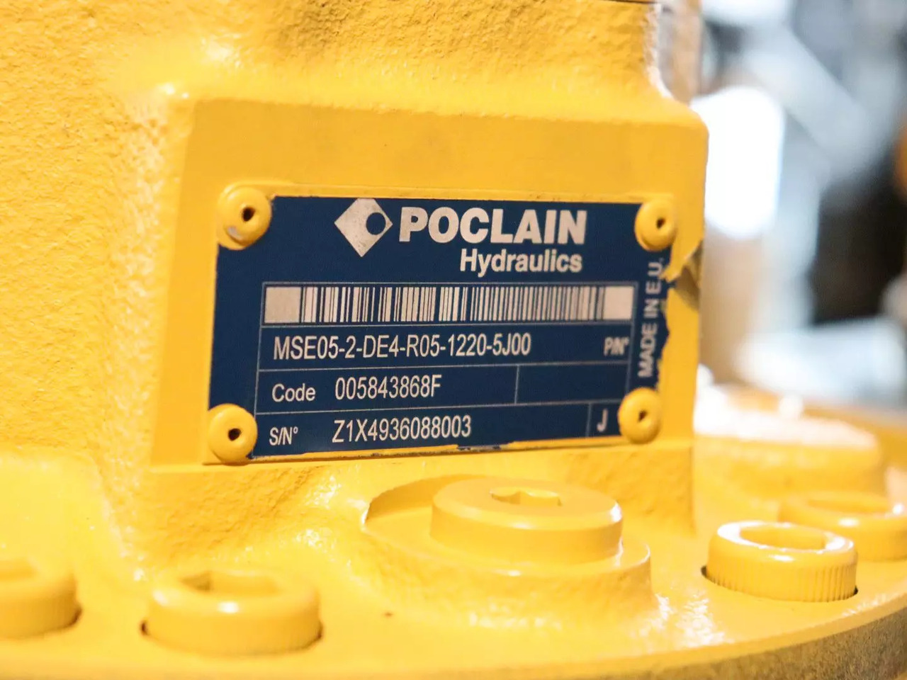 POCLAIN MSE05-2-DE4-R05-1220-5J00 - Hydraulmotor för Byggmaskiner: bild 4 POCLAIN MSE05-2-DE4-R05-1220-5J00 - Hydraulmotor för Byggmaskiner: bild 4