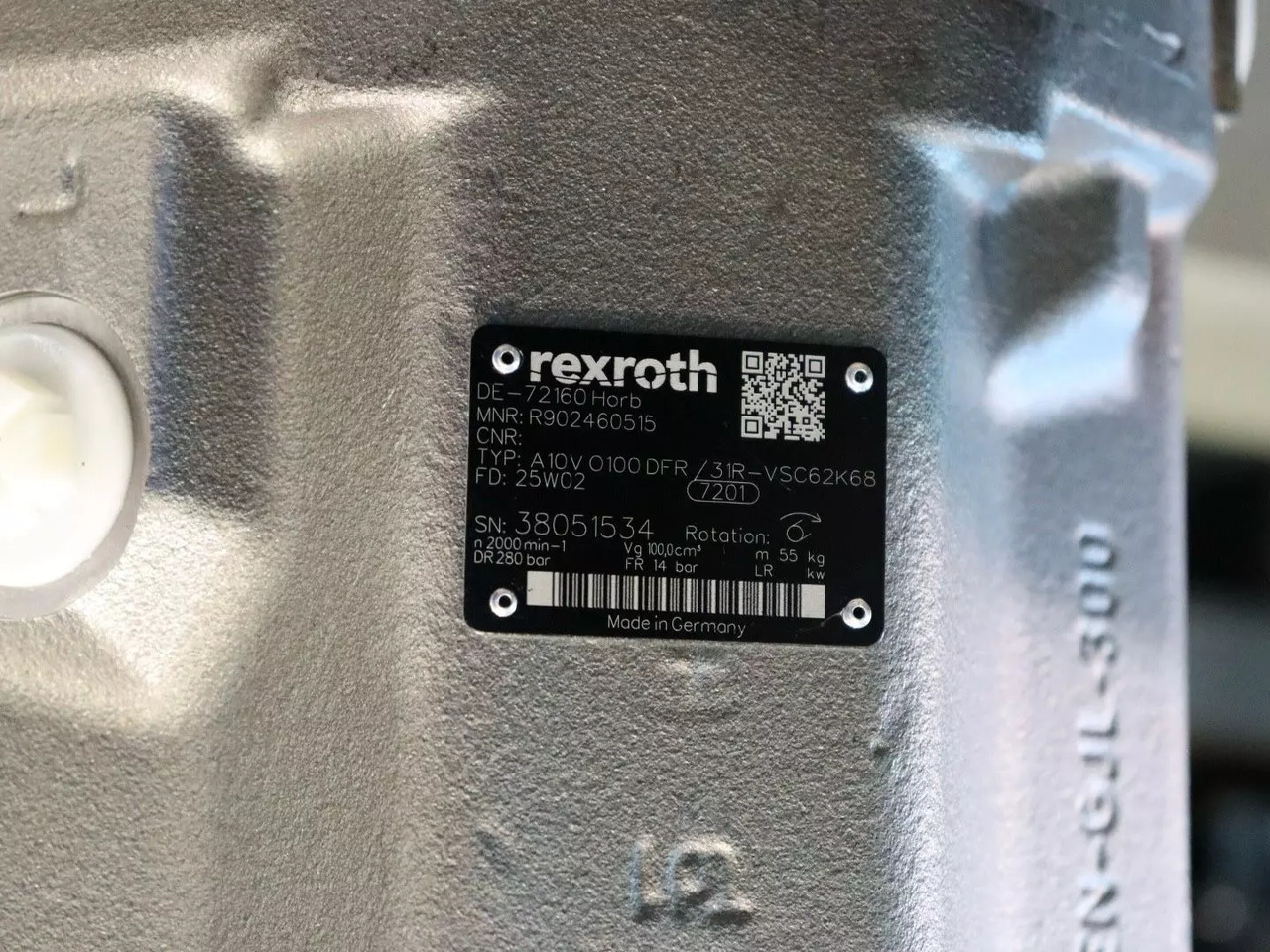 REXROTH A10VO100DFR/31R-VSC62K68 - Hydraulpump för Byggmaskiner: bild 4 REXROTH A10VO100DFR/31R-VSC62K68 - Hydraulpump för Byggmaskiner: bild 4