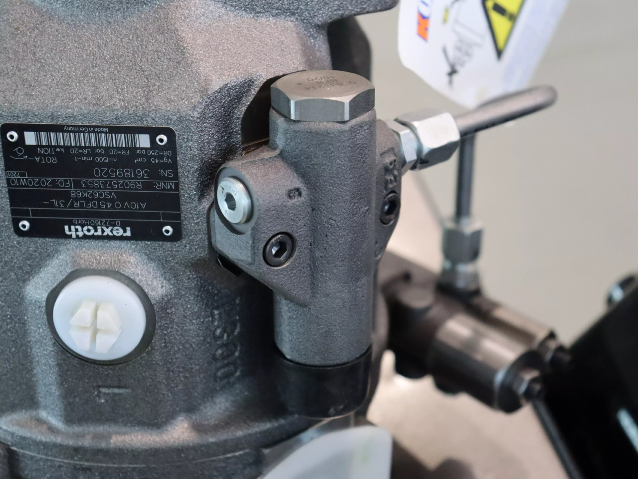 REXROTH A10VO45DFLR/31L-VSC62K68 - Hydraulpump för Byggmaskiner: bild 3 REXROTH A10VO45DFLR/31L-VSC62K68 - Hydraulpump för Byggmaskiner: bild 3