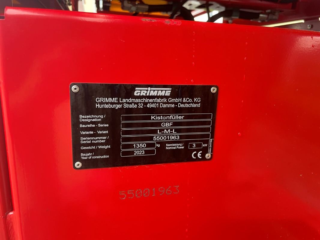 Grimme GBF L-M-L - Rental - Utrustning för lagring: bild 2 Grimme GBF L-M-L - Rental - Utrustning för lagring: bild 2
