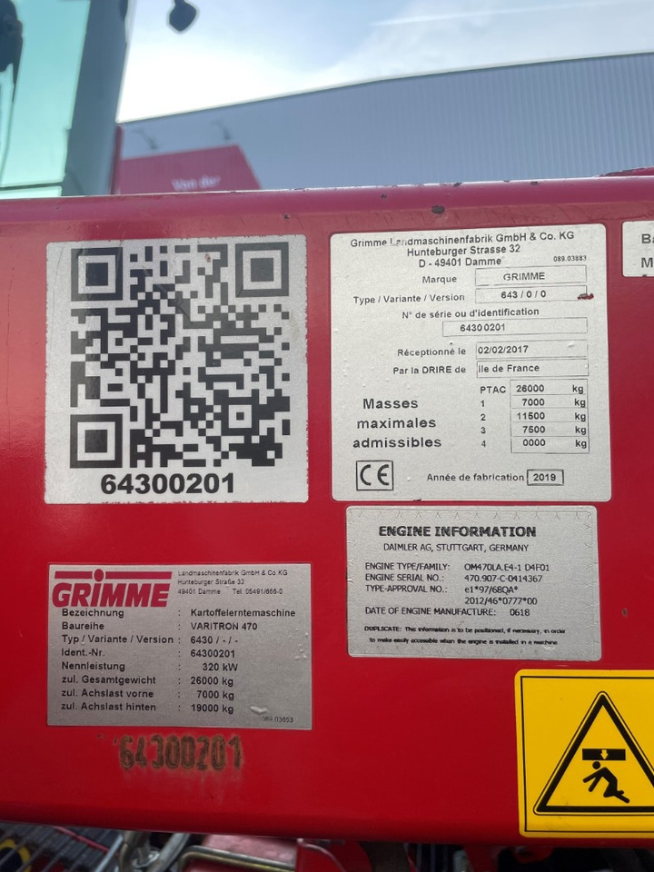 Grimme VARITRON 470 MS FKEV - Skördemaskin: bild 2 Grimme VARITRON 470 MS FKEV - Skördemaskin: bild 2