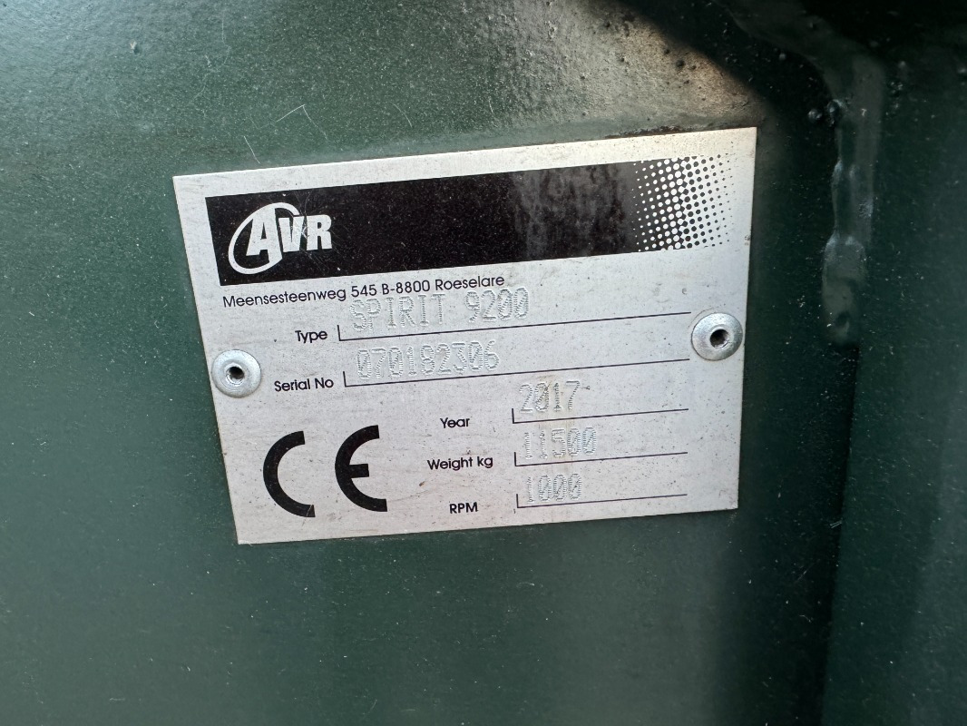 AVR AVR SPIRIT 9200 - Skördemaskin: bild 2 AVR AVR SPIRIT 9200 - Skördemaskin: bild 2